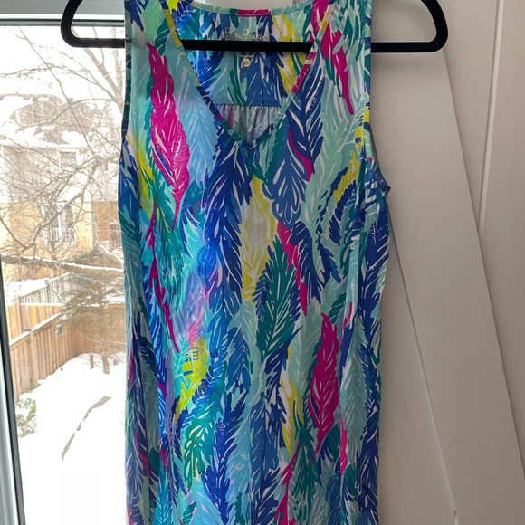Lilly Pulitzer feather print dress - XS - Picture 1 of 4